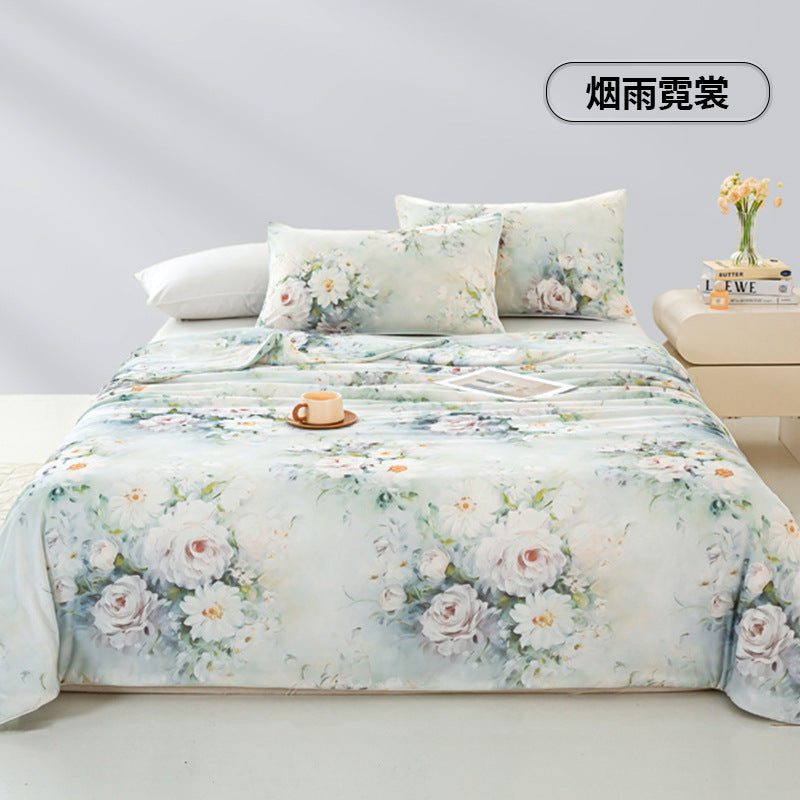 Summer A-class mother and baby grade cool silk summer cool quilt air conditioning quilt core solid color thin quilt gift ice silk summer quilt wholesale