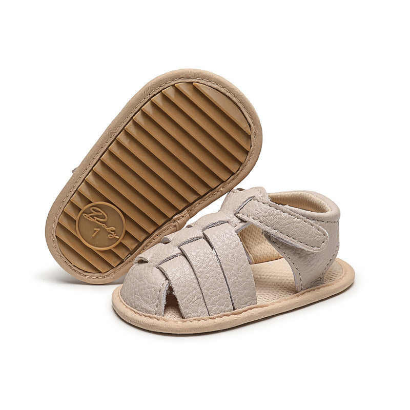 Cross-border hot-selling summer baby sandals breathable soft rubber bottom non-slip casual toddler shoes baby shoes one piece dropshipping