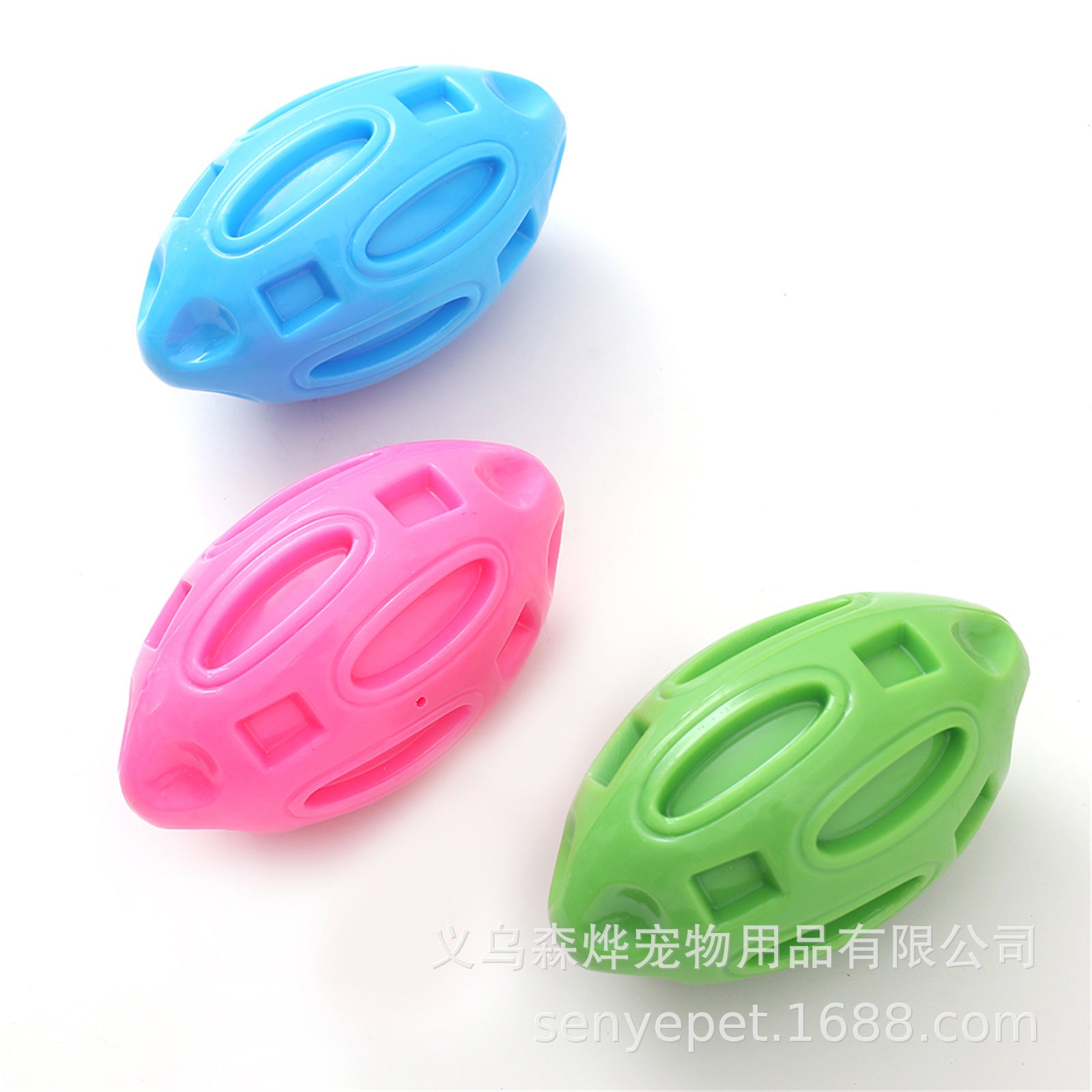 Senye pet toys bite-resistant TPR sounding football dog supplies teeth grinding teeth cleaning puppy toy ball wholesale