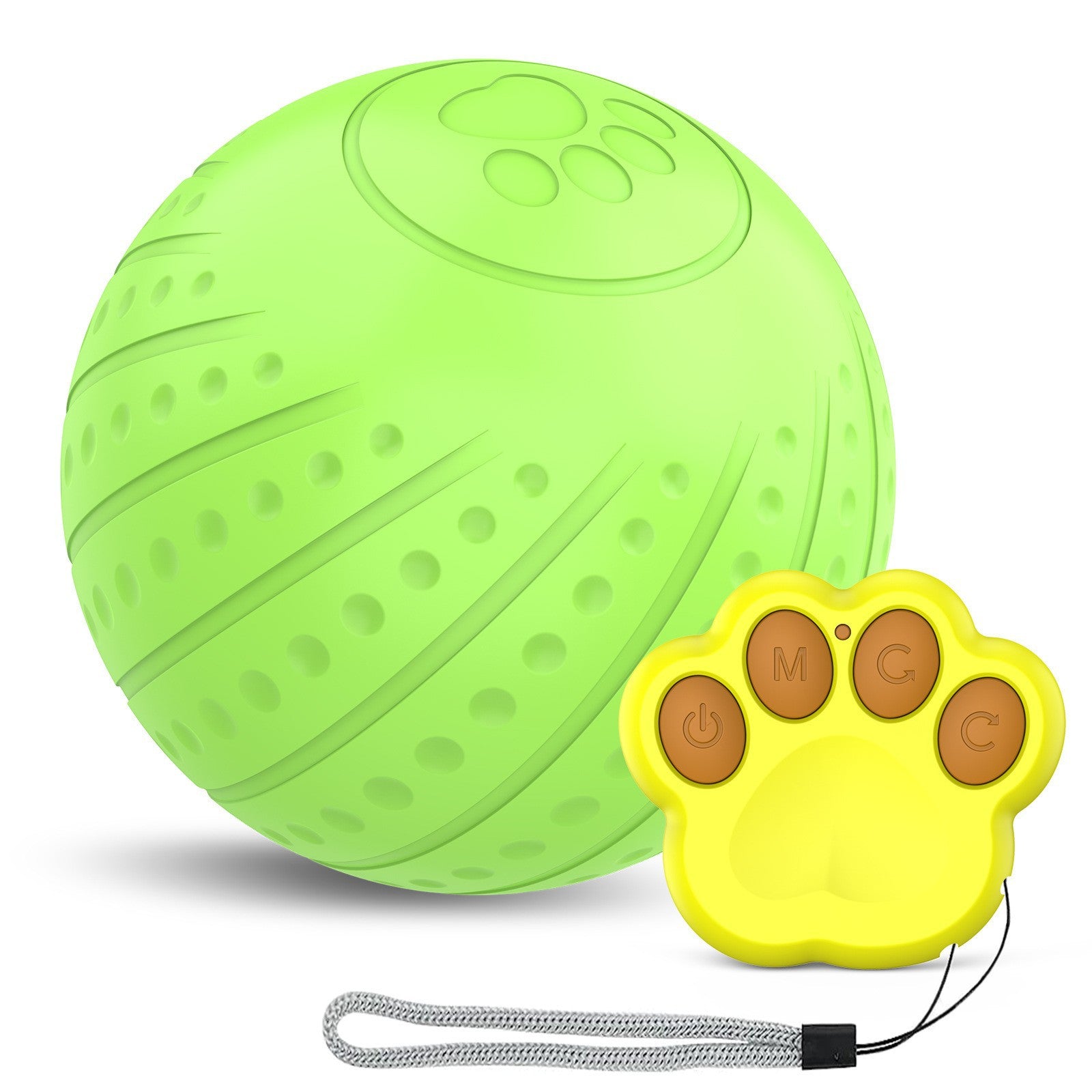 Cross-border manufacturer pet electric remote control ball cat and dog jumping toy bite-resistant boring artifact large and small dog pet ball