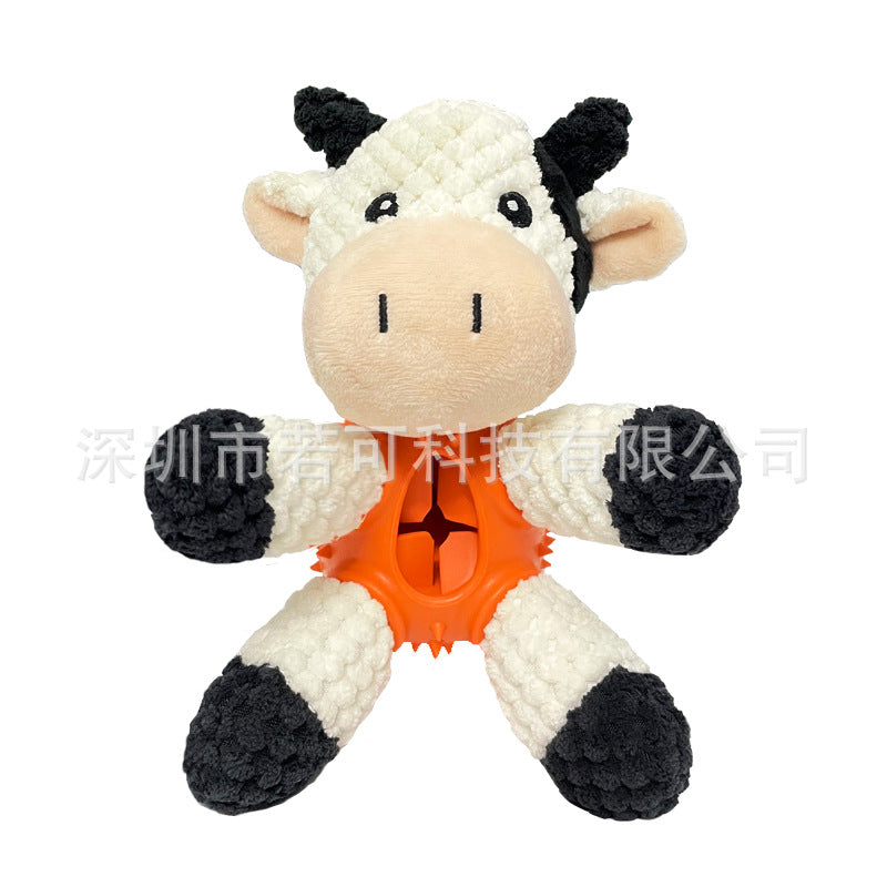 2022 Amazon new sloth plush dog toy educational food leakage sound teeth cleaning interactive companion pet supplies