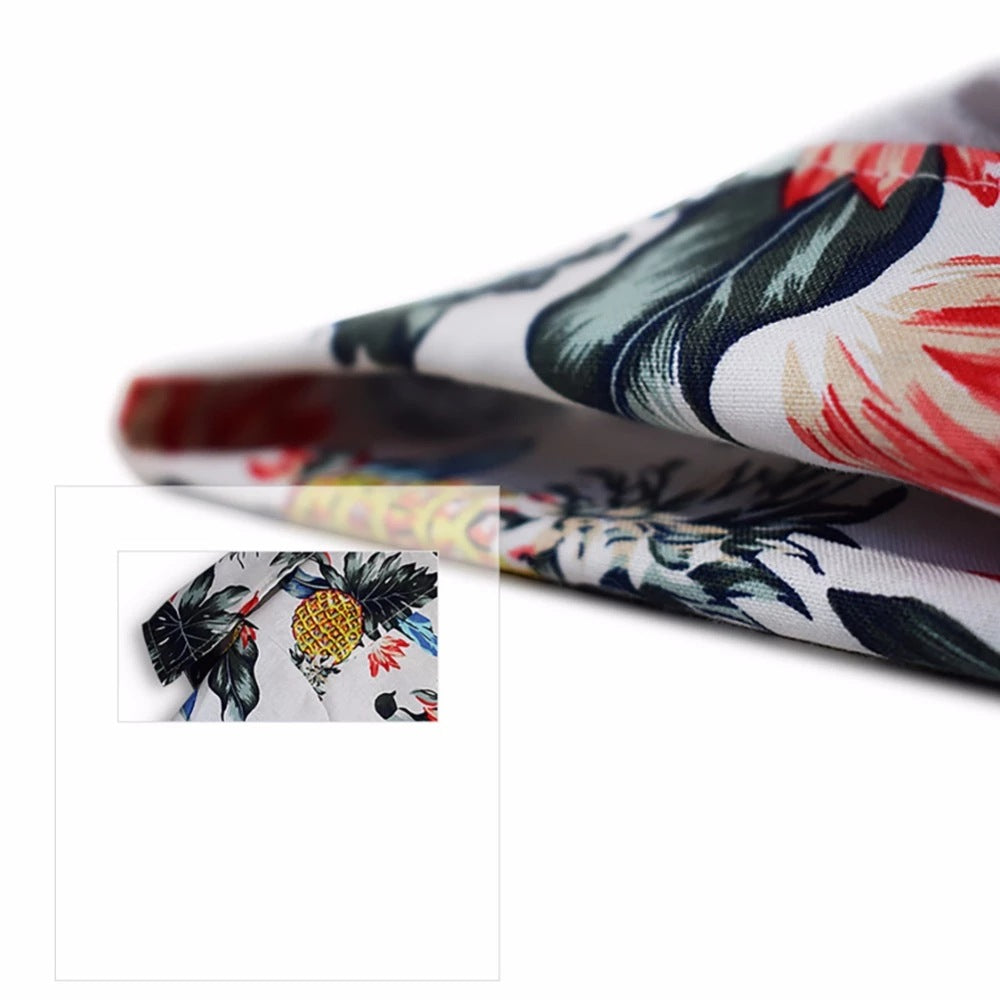 Summer pet print dog clothes floral beach shirt jacket dog coat dog clothing cat spring animal clothes