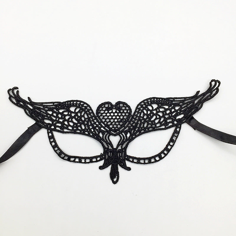Cross-border exclusive masquerade party lace mask Christmas Halloween fun unshaped eye mask supplies