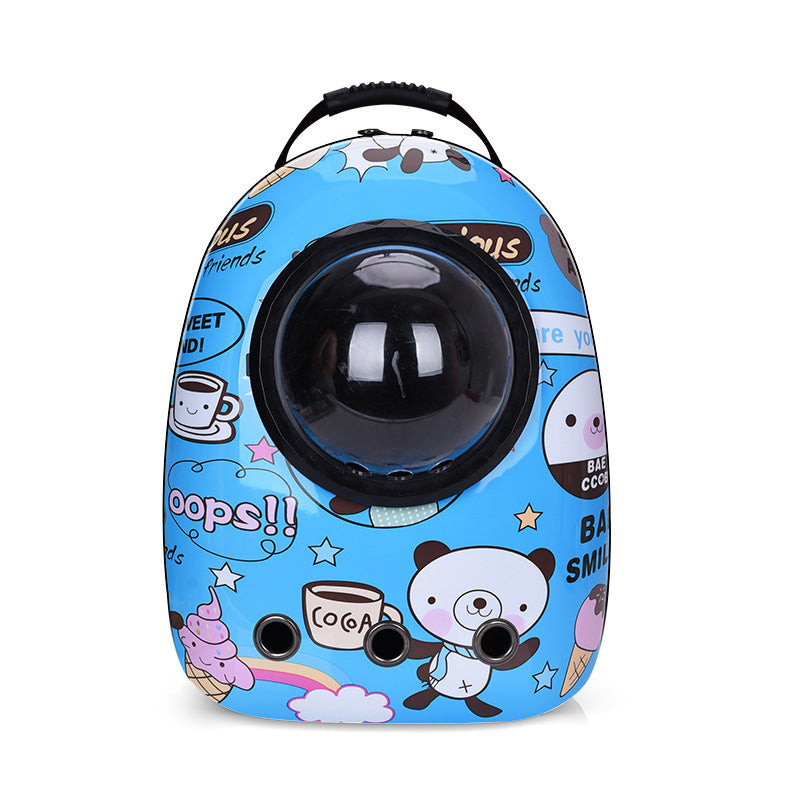 New style cat walking pet bag breathable portable backpack cat dog schoolbag large capacity lightweight space cat bag