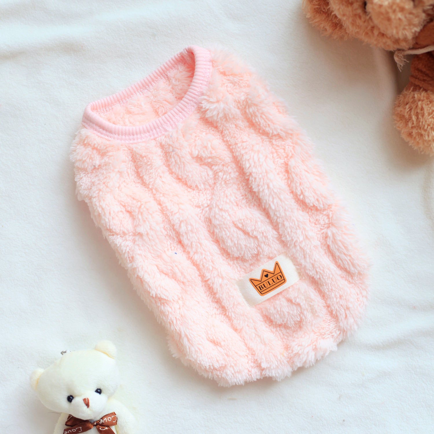 Dog winter clothes thick warm sleeveless fleece vest two-legged pet autumn and winter clothing manufacturers wholesale