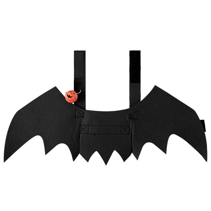 Cross-border cat clothes Halloween dog costumes pet clothes bat wings bell style transformation clothes