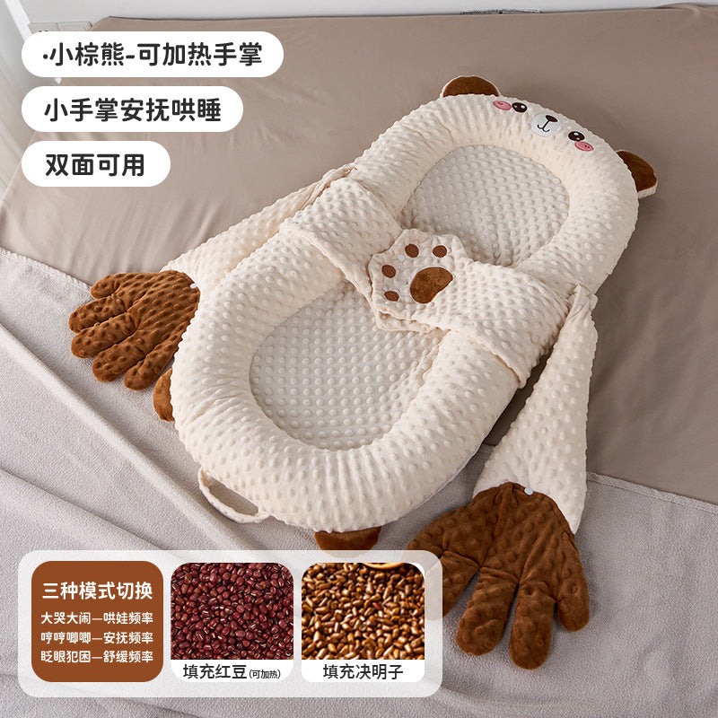 Bed in bed baby newborn anti-pressure baby 0-3 years old anti-startle lying sleeping artifact anti-choking milk vomiting sleeping mat sleeping nest