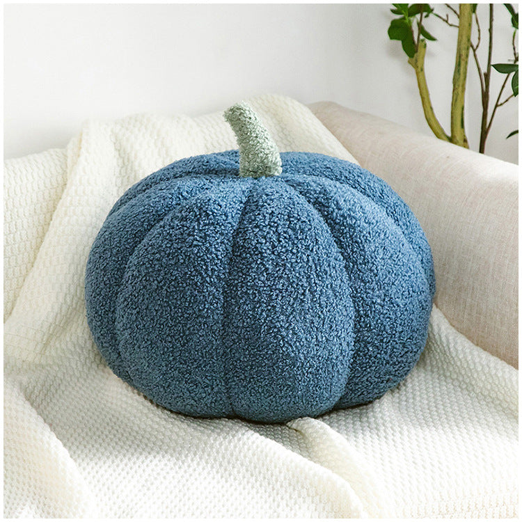 Romantic Macaron Color Teddy Velvet Pumpkin Pillow Cushion Halloween Daily Decorative Ornament Grab Doll Dropshipping