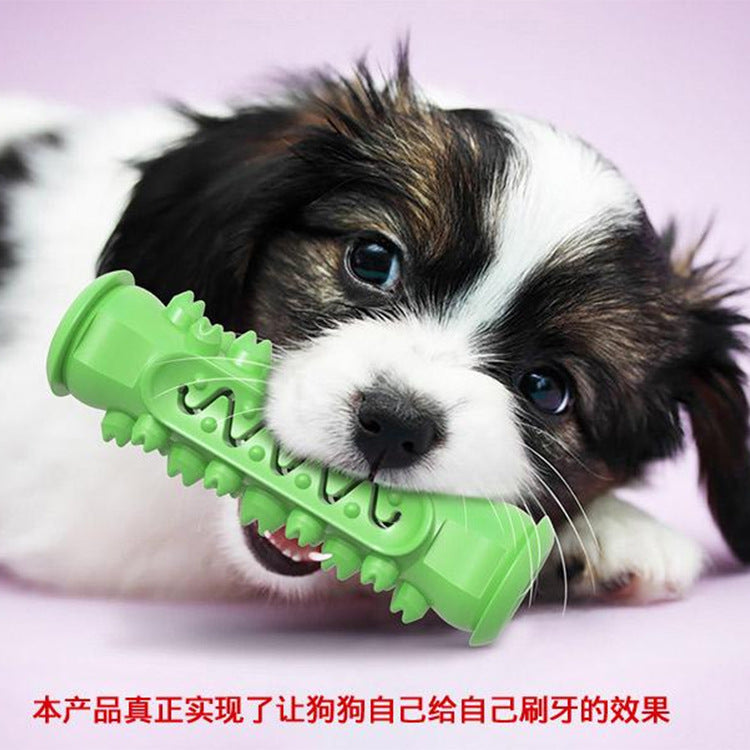 Dog Molar Toothbrush Toys Chew Cleaning Teeth Elasticity Soft Puppy Dental Care Extra-tough Pet Cleaning Toy Supplies Dog toys