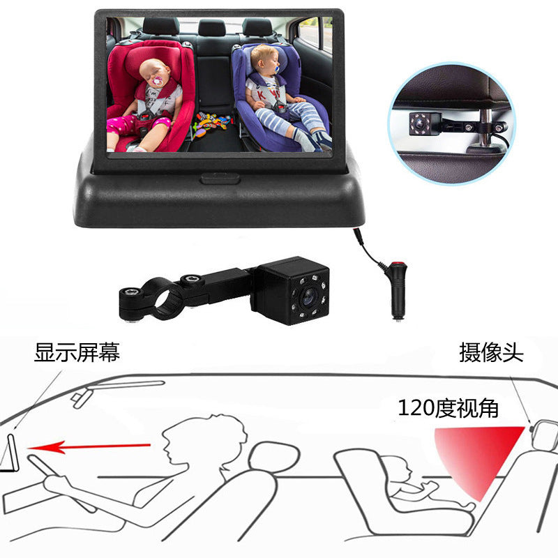 New hot-selling car baby monitor HD night vision camera FOR Baby Car Mirror