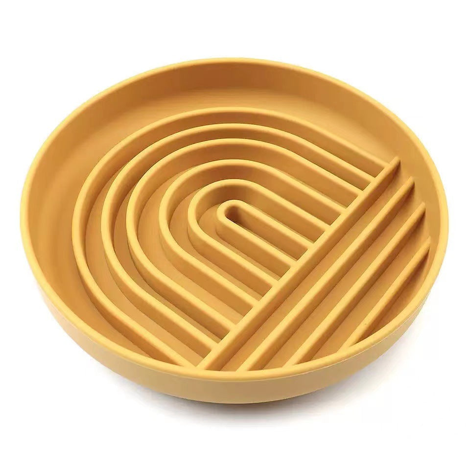 Dog slow food bowl silicone licking pad licking plate shake bowl pet cat educational food leakage food storage enrichment toy