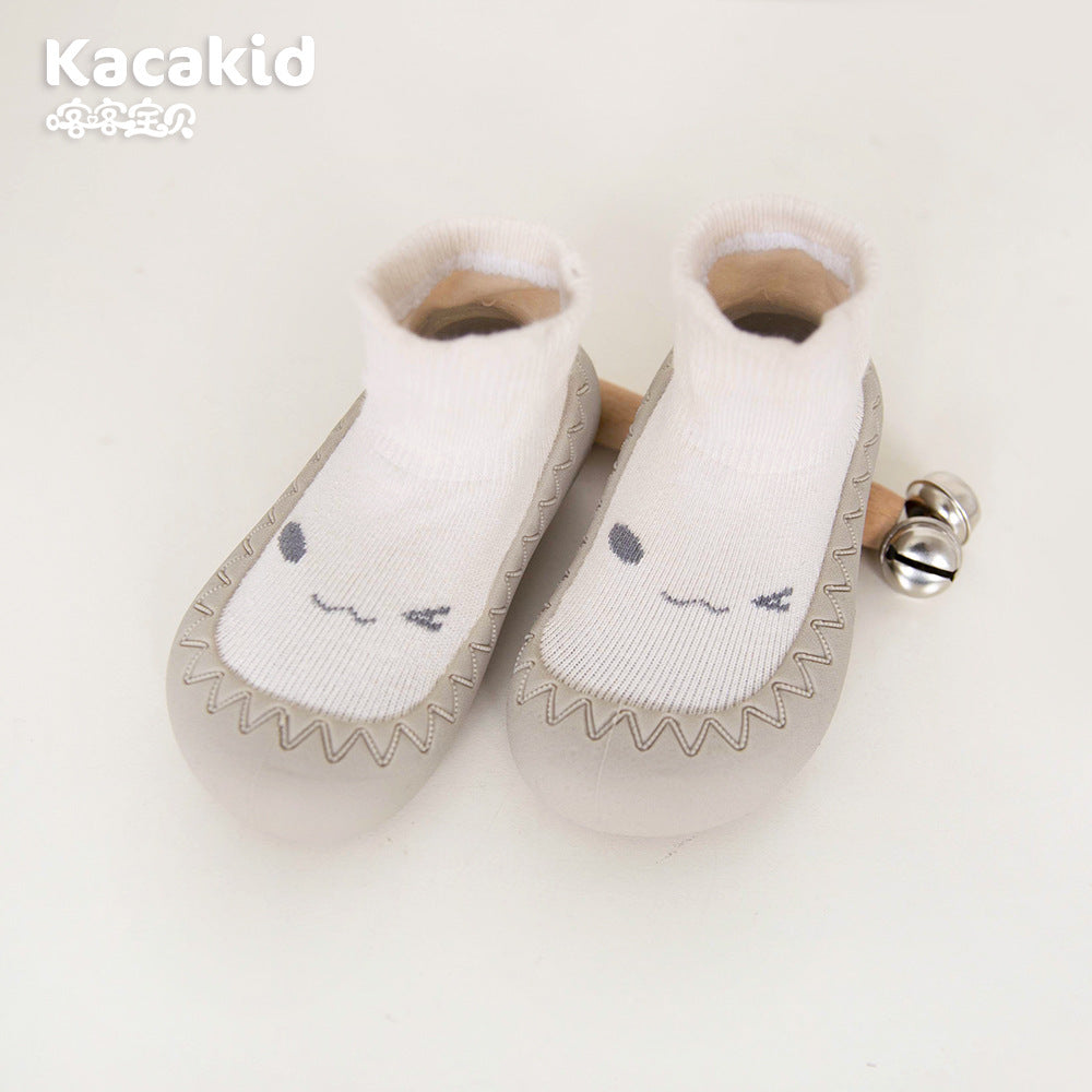 Non-slip children's soft-soled shoes baby indoor shoes outdoor rubber-soled children's shoes infant toddler shoes boat socks children's socks
