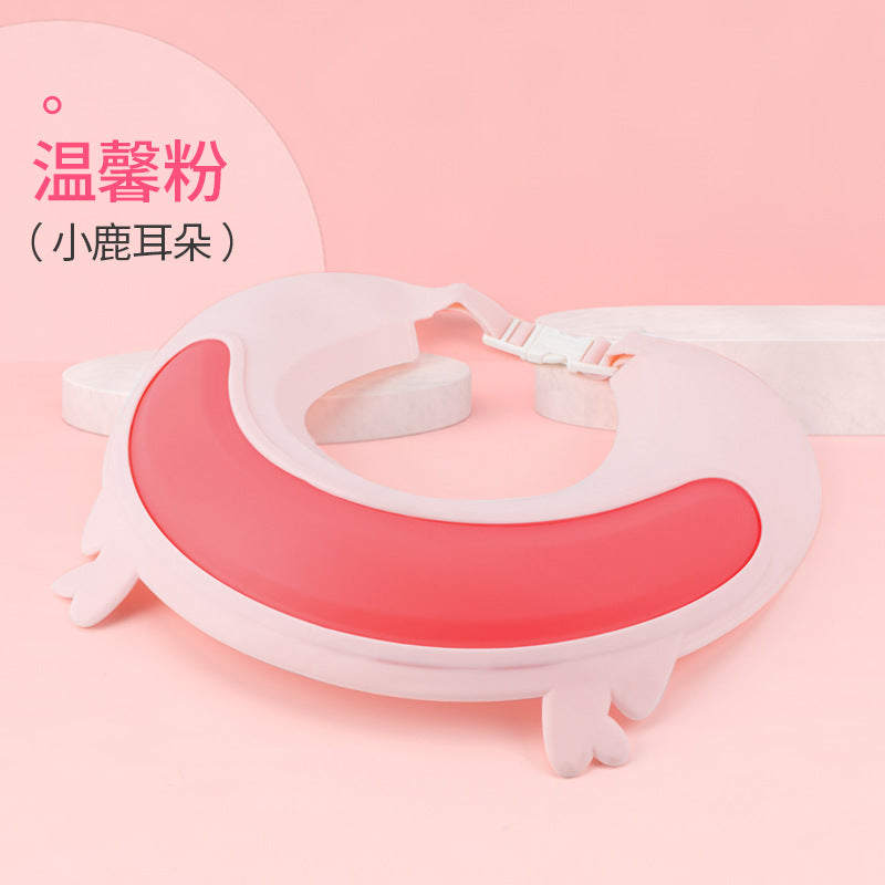 Baby shampoo cap waterproof ear protection cap silicone children shampoo toy baby bath cap child shampoo cap