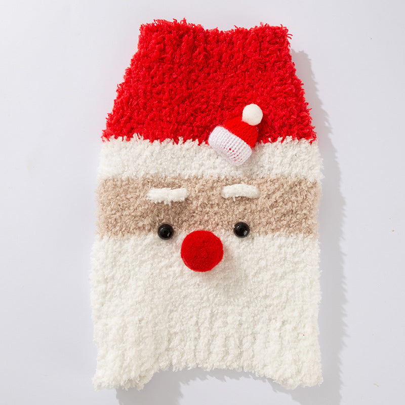 Autumn and winter joint cat clothes thick warm pullover sweater Teddy dog two-legged clothes pet clothes