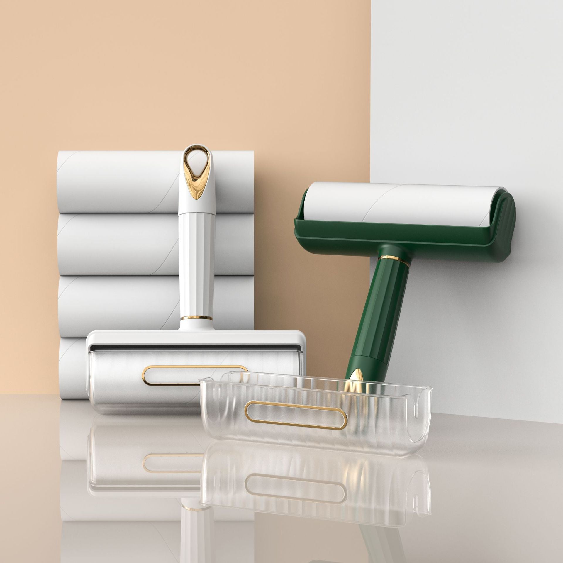 Portable household roller-type clothing hair remover, ball remover, tearable and widened pet hair remover