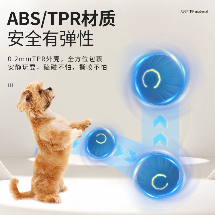 Gravitational jumping ball dog toy bite-resistant ball automatic dog amusing artifact self-entertainment pet electric puppy toy