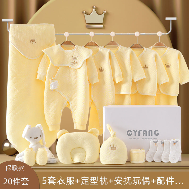 Baby Gift Box Set Newborn Gift Full Moon Gift Baby Clothing Newborn Supplies Spring Autumn Winter