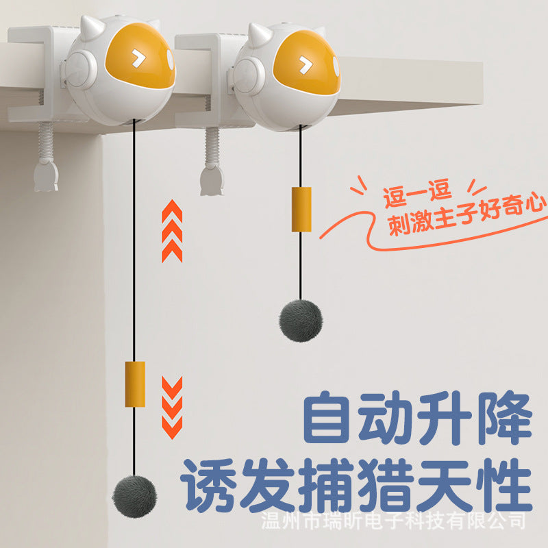 Cross-border pet electric toy play ball high quality pet dynamic lifting ball happy artifact fun entertainment ball