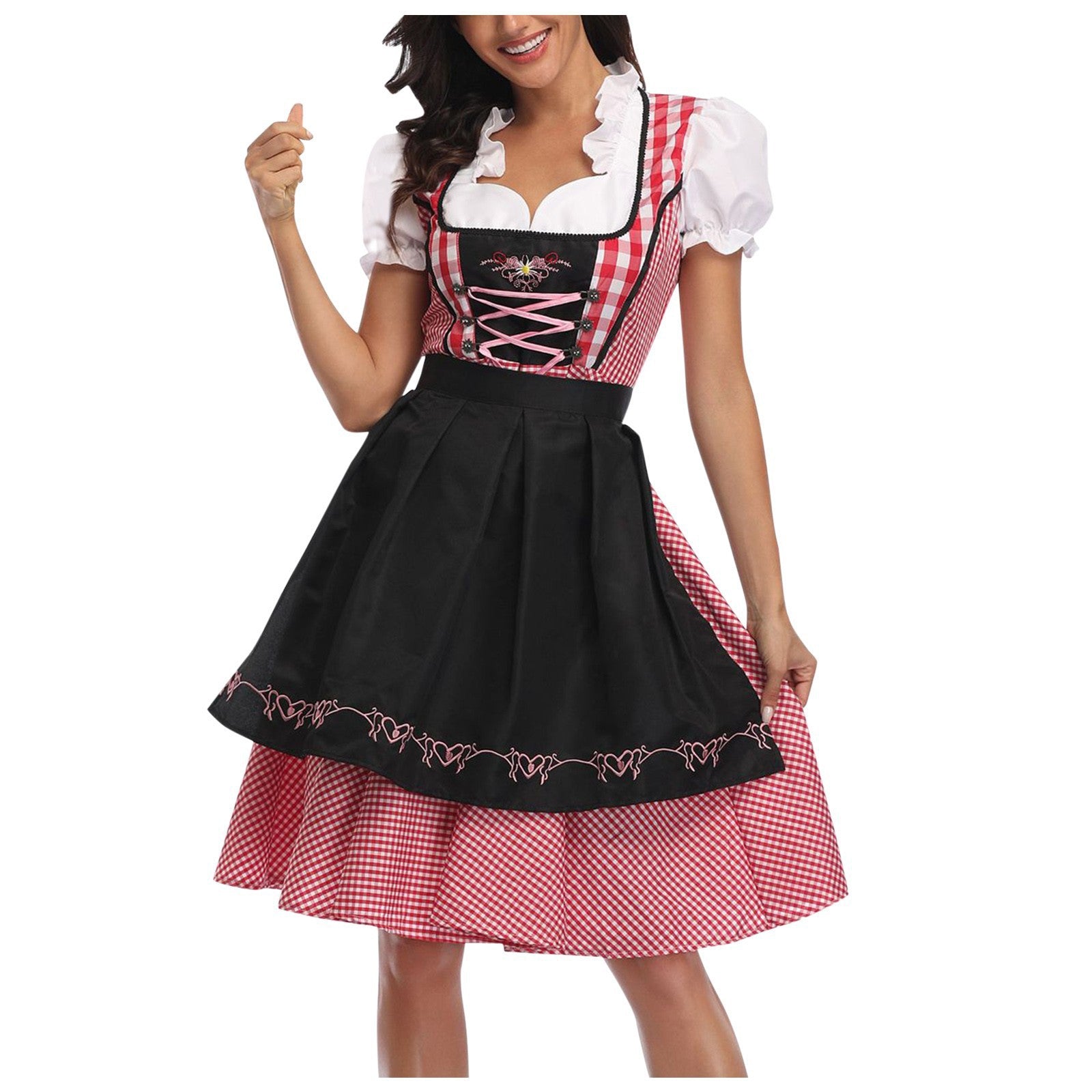 New German Munich Beer Wear Women's Halloween Oktoberfest Dress Shaping Stage Costume Maid Costume