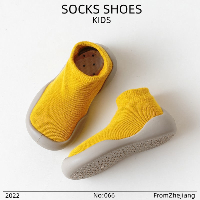 Baby toddler shoes spring and autumn new socks shoes young children children's shoes socks boys and girls floor socks baby socks shoes manufacturers batch