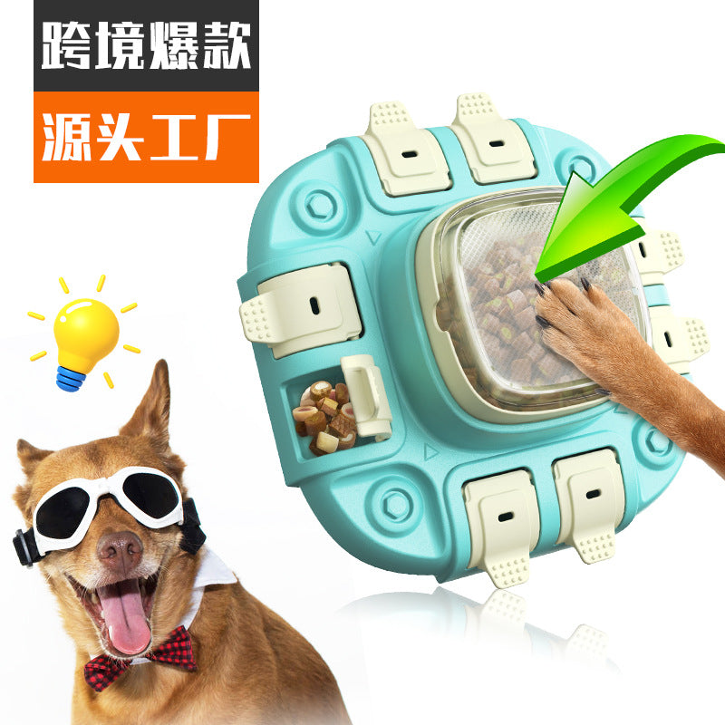 Pet supplies factory wholesale company new hot Amazon Yizhihui press leaking device slow feeding dog toy