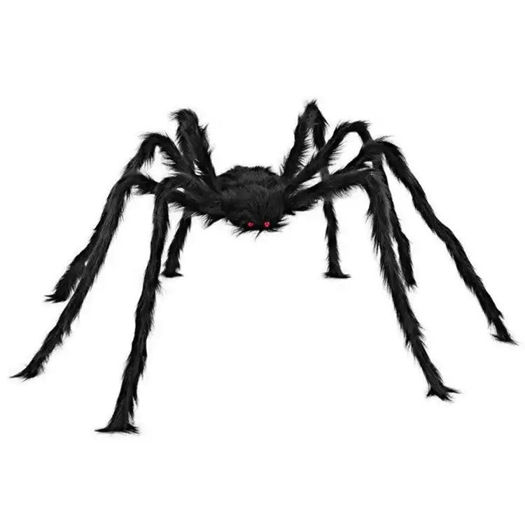 Spider Web Glowing Extra Large Spider Halloween Decoration Props Party Secret Room Tricky Simulation Plush Spider Wholesale