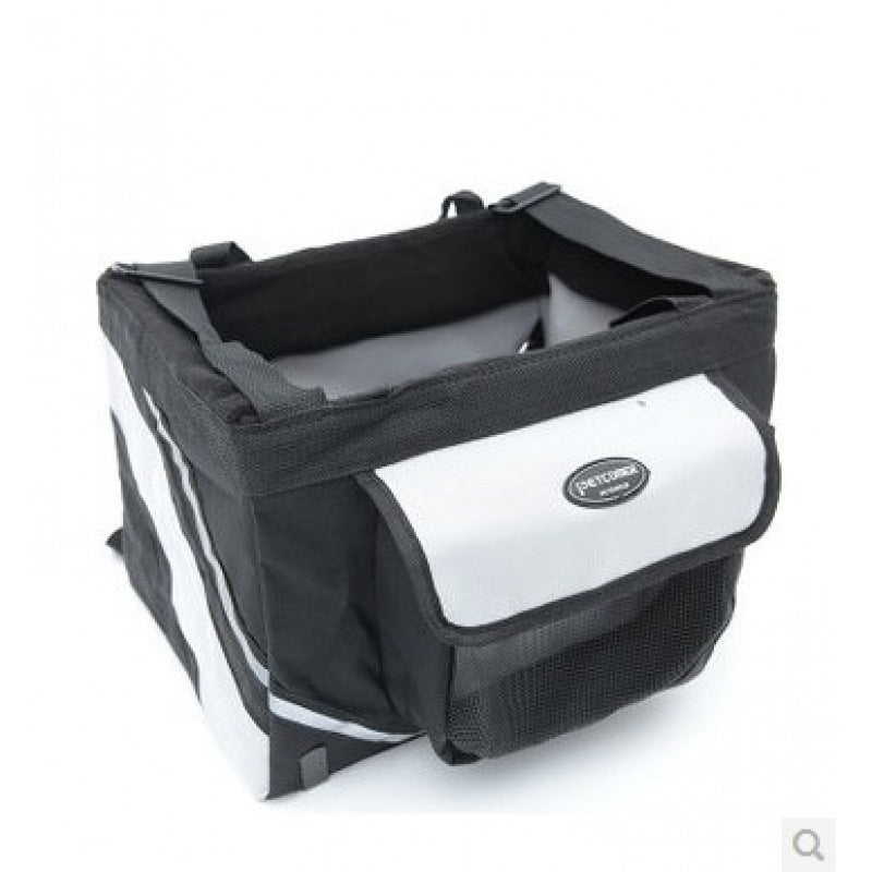 Pet bicycle bag for going out, travel basket, cat and dog backpack, bicycle, poodle, cycling and camping stand