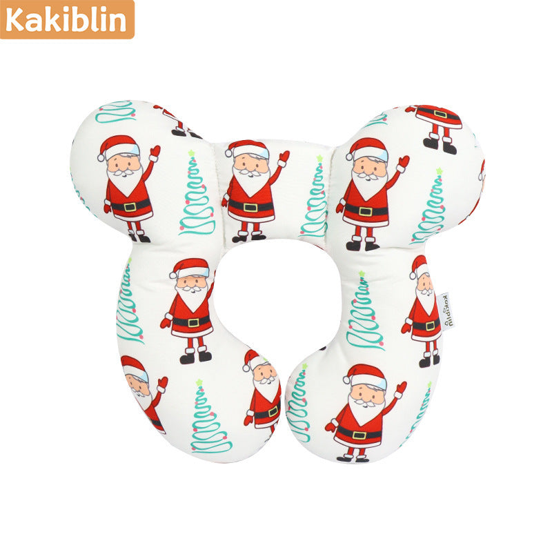 Baby stroller fixed head protection U-shaped pillow car safety seat sleeping pillow protection neck pillow