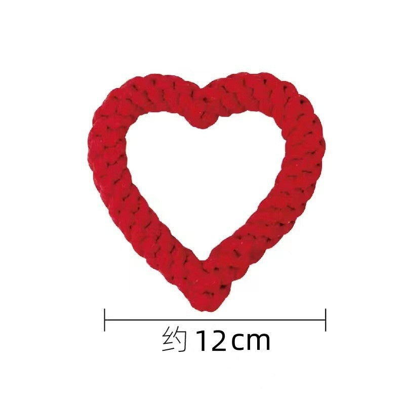 Pet Toy Dog Knot Toy Animal Shape Teeth Gnawing Rope Pomeranian Interactive Pull Tug of War Dog Toy