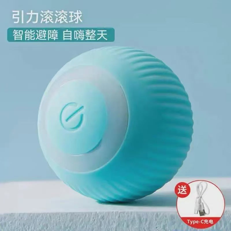 New electric rolling ball USB rechargeable cat electric cat toy self-entertainment pet supplies wholesale
