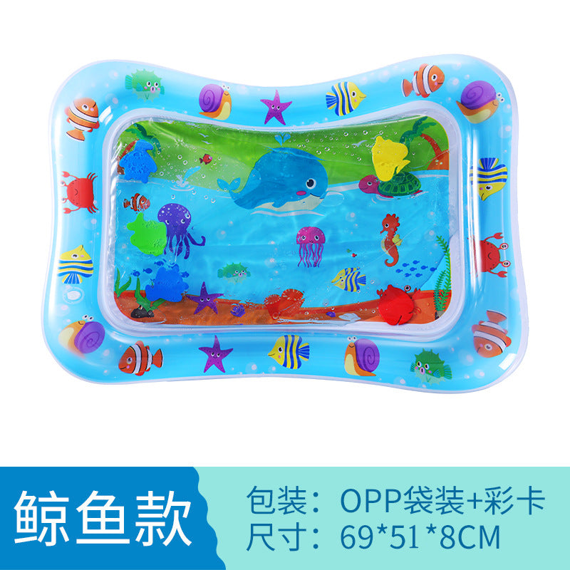 Cross-border baby inflatable pat water mat marine life swimming ring crawling mat seat cushion children pat water mat wholesale