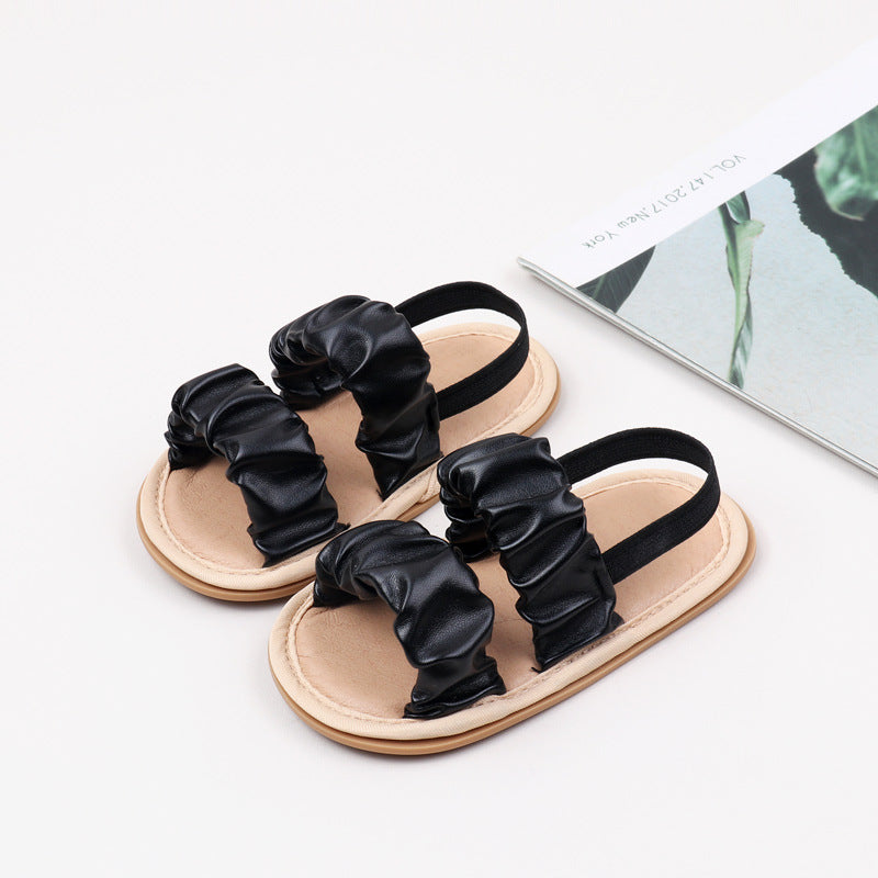 Baby sandals spring and summer infant soft bottom non-slip toddler shoes 0-2 years old breathable anti-drop shoes BXC4160