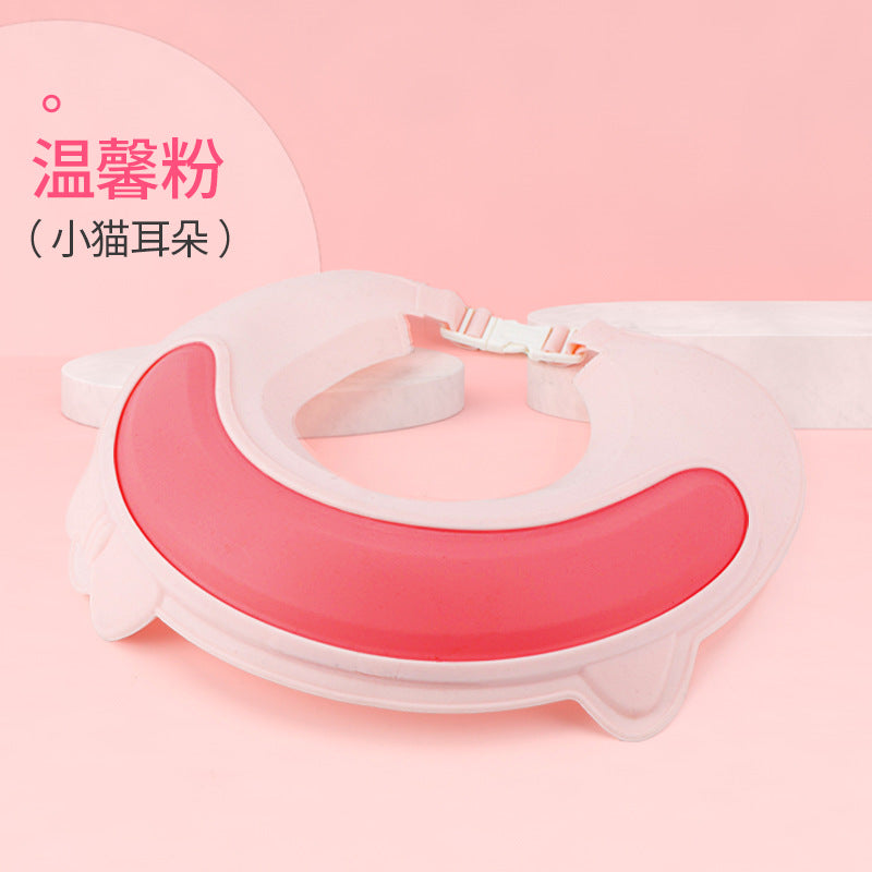 Baby shampoo cap waterproof ear protection cap silicone children shampoo toy baby bath cap child shampoo cap