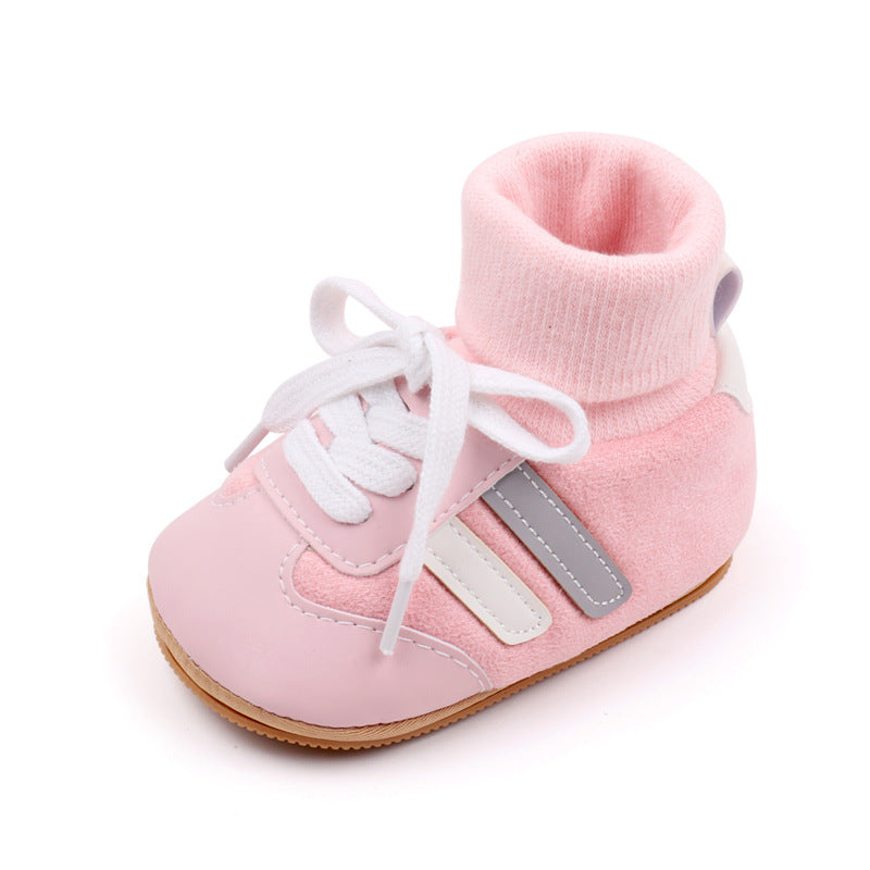 Baby shoes 6-12 months spring and autumn style non-slip boys and girls baby shoes 0-1 years old learning to walk soft sole does not fall off BXC3182