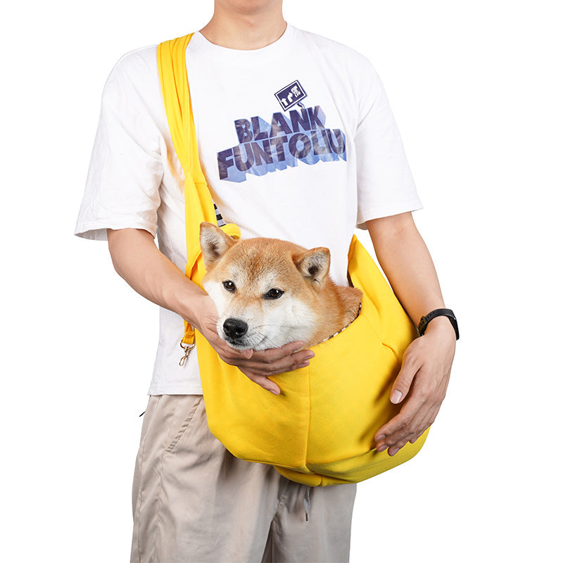 Cross-border new foldable cat bag, one-shoulder crossbody dog backpack, portable and large-capacity wholesale pet bag