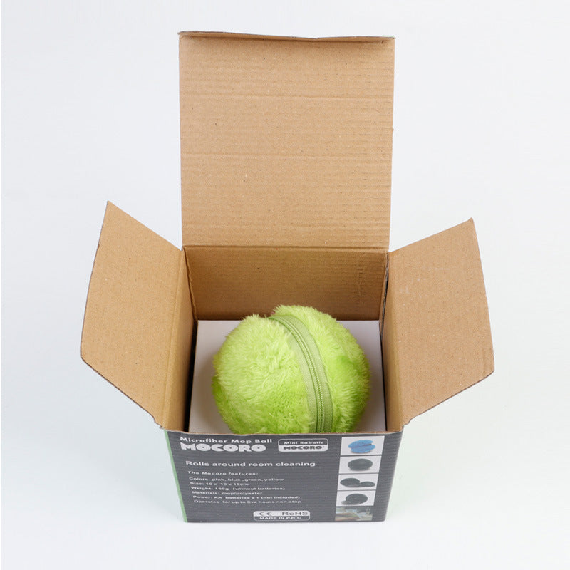 Smart Pet Toy Ball Electric Vacuum Sweeping Robot Fur Ball Jun Cat and Dog Interactive Plush Ball Educational Toy