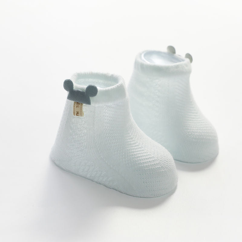 Newborn socks baby summer thin section baby boneless super cute cute middle tube socks 0-6 months wholesale baby