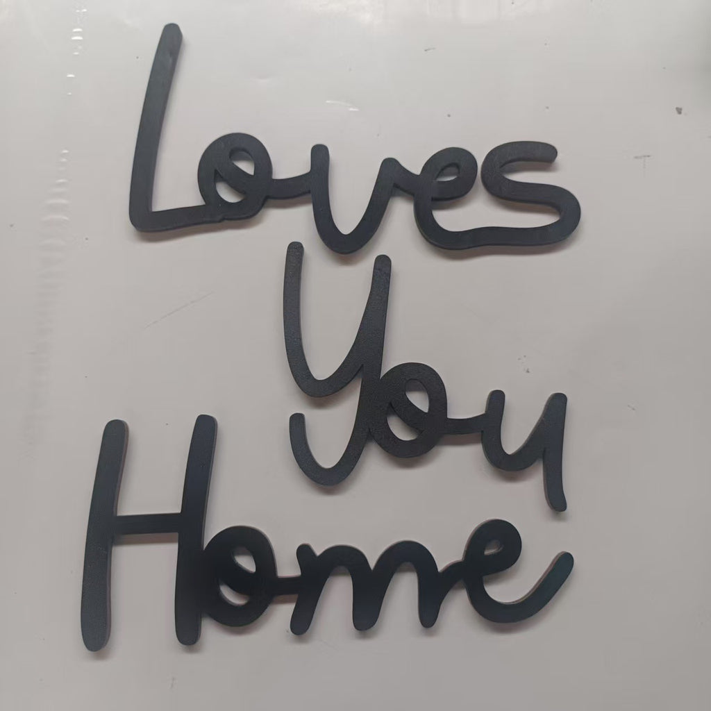 New wooden letter shape Father's Day, Halloween, Christmas atmosphere decoration combination ornaments wholesale