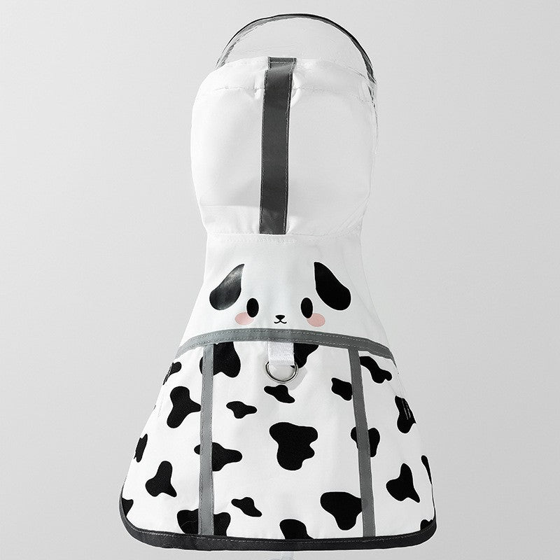 Puppy dog raincoat four-legged waterproof all-inclusive Teddy raincoat pet rain clothes for small and medium-sized dogs Bichon Pomeranian