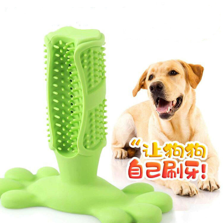 Amazon Dog Toothbrush Dog Toothbrush Dog Teeth Stick Pet TPR Teeth Cleaning Toy Manufacturer Wholesale
