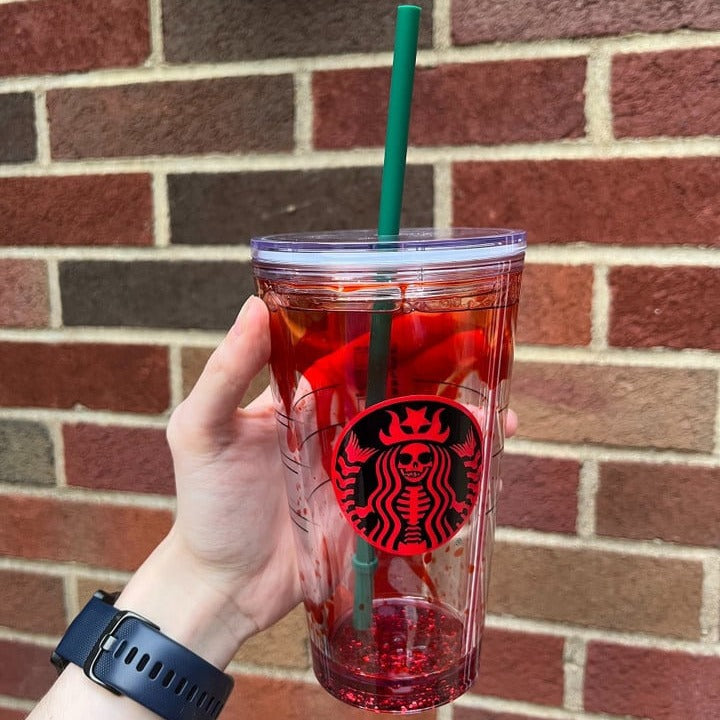 Cross-border new Halloween liquid dripping snowball cup, holiday atmosphere horror blood dripping cup creative gift