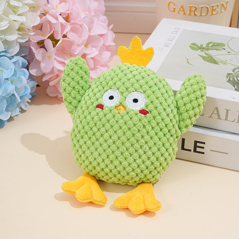 Spot dog toy plush sleeping duck chew-resistant teething sound-relieving small and medium-sized dog pet sound toy