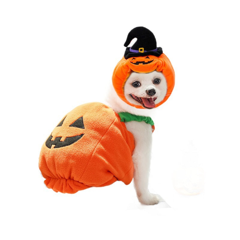 Dog Halloween Christmas transformation costume funny cat two-legged pet Teddy dog clothes supplies
