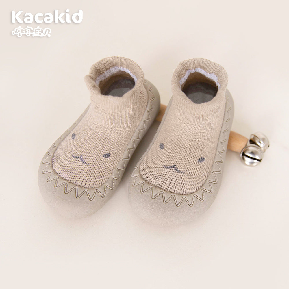 Non-slip children's soft-soled shoes baby indoor shoes outdoor rubber-soled children's shoes infant toddler shoes boat socks children's socks