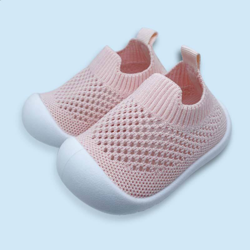 New spring and summer mesh breathable 1-3 years old boys and girls baby toddler shoes children's shoes indoor and outdoor floor shoes soft sole