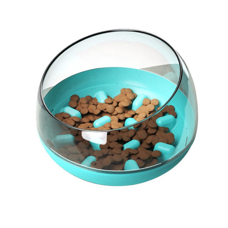 Amazon's best-selling anti-spill dog food bowl, slow feeding, anti-choking round bowl, creative tumbler bowl toy, easy to clean pet