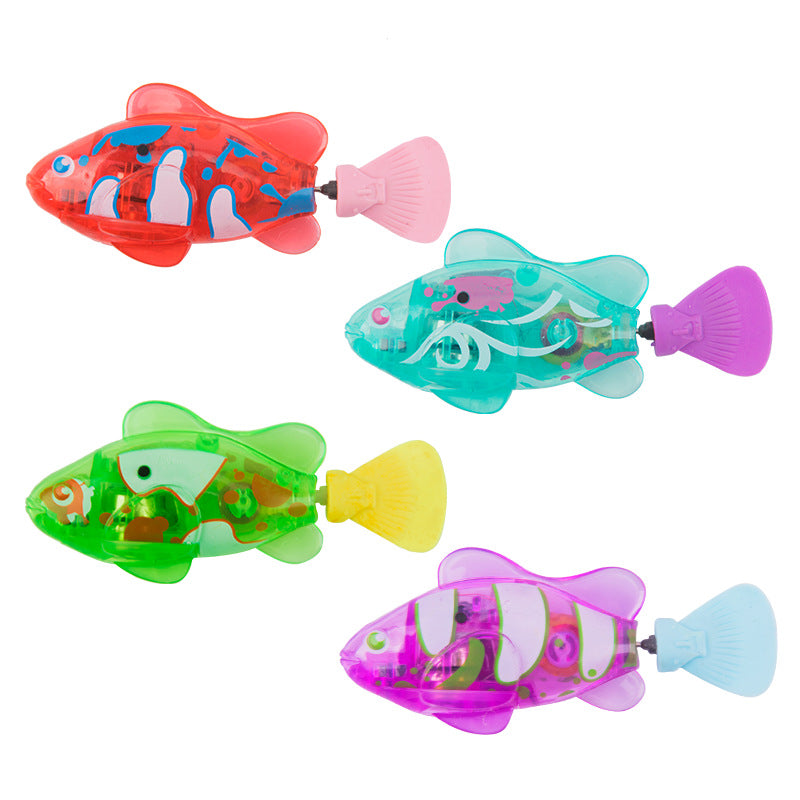 Hot sale electric fish swimming electronic pet fish simulation magic machine induction fish playing in water bathing toy fish