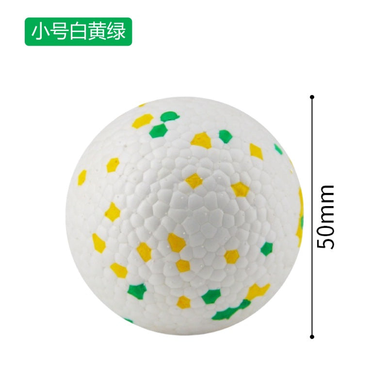 Eisenwell Explosive Ball High Elastic Lightweight Popcorn Ball Bite-resistant Teeth Grinding Pet Toy Dog Solid Toy Ball