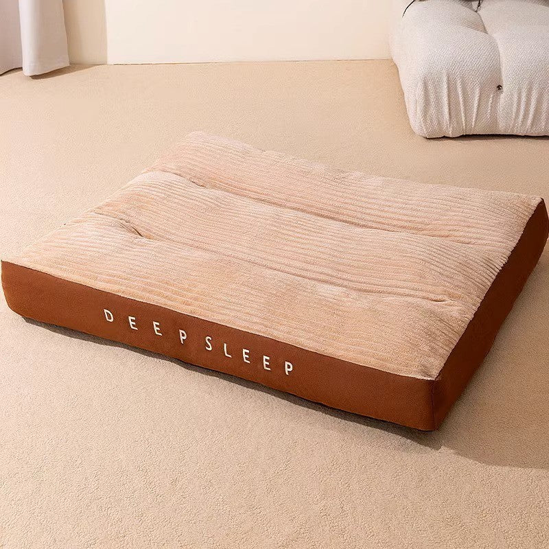 Cross-border dog mat cat waterproof removable and washable non-stick hair dog bed small and medium-sized dogs four seasons universal dog bed pet bed