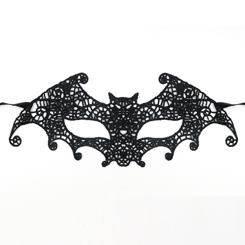 Cross-border exclusive masquerade party lace mask Christmas Halloween fun unshaped eye mask supplies